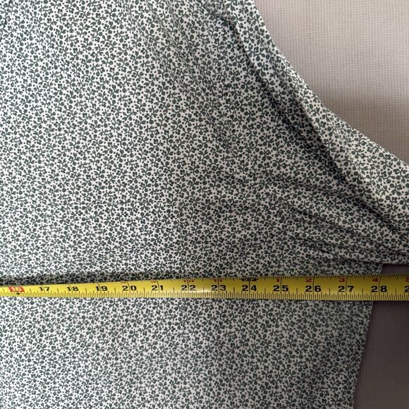 J. Crew Flex Wash Shirt XXL 2XL Floral Print Mens Green Button Down Classic Fit - Picture 4 of 7